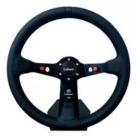 Volante Lotse Dakar Couro Tarja Preta